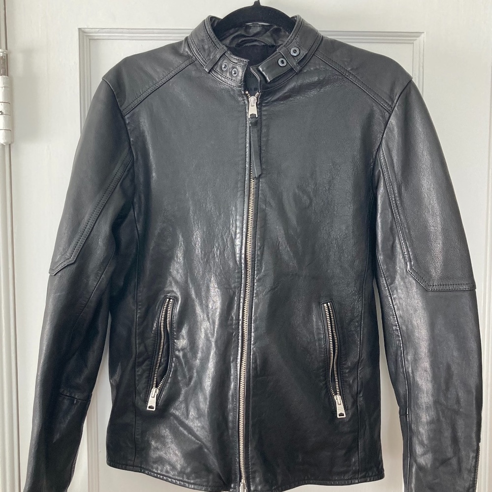 ALLSAINTS Cora Leather jacket - men’s XS